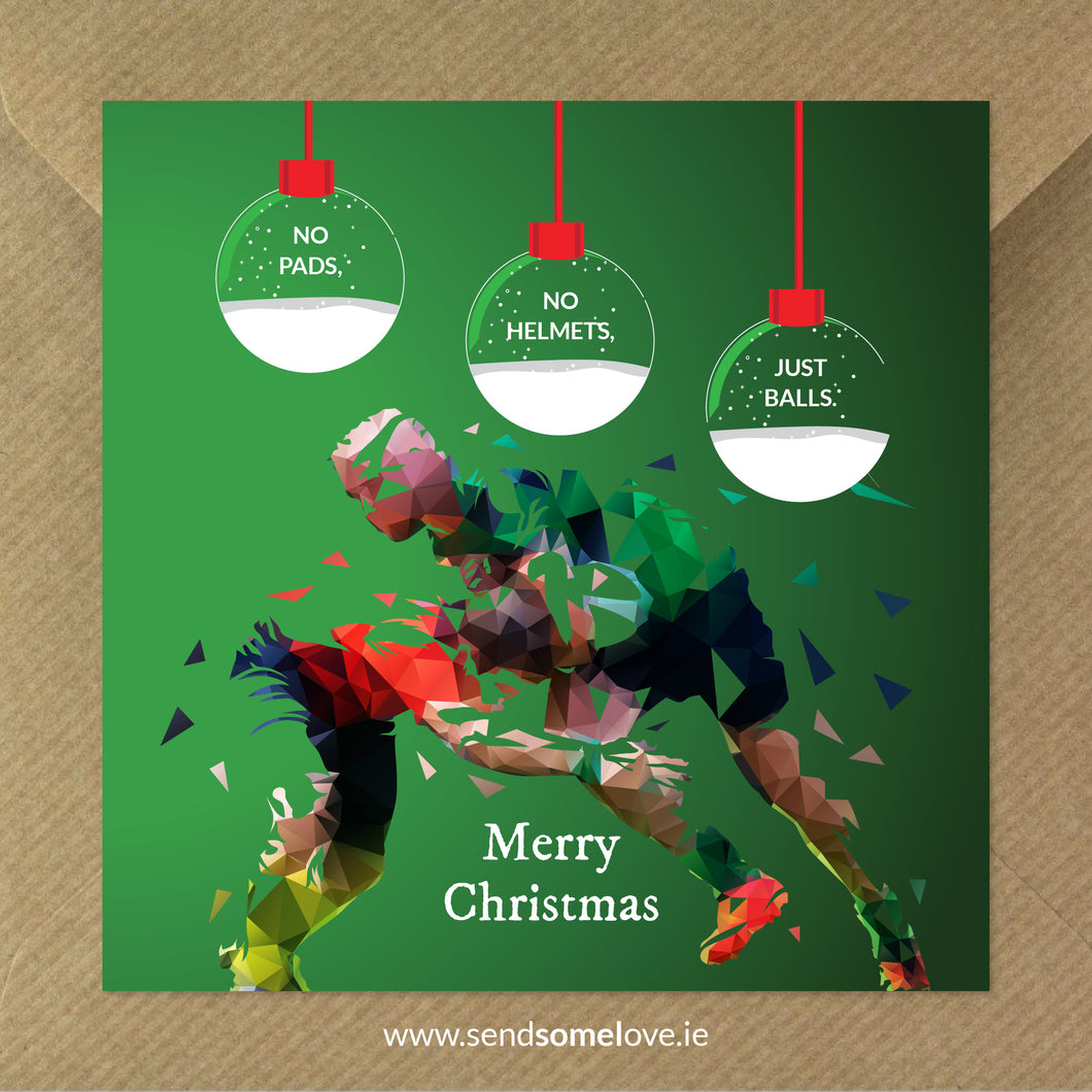 Rugby Christmas Card - Cards 2023