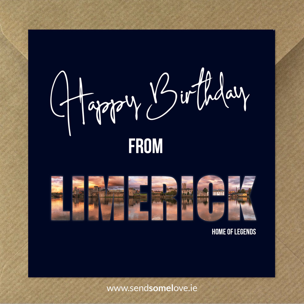 Happy Birthday from Limerick - Birthday Cards 2023